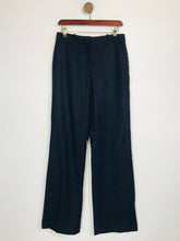 Load image into Gallery viewer, Equipment Women's Wide Leg Pinstripe Smart Trousers NWT | UK4 | Blue