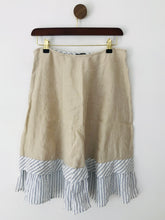 Load image into Gallery viewer, Pennyblack Women's Striped Frill A-Line Skirt | UK10 | Beige