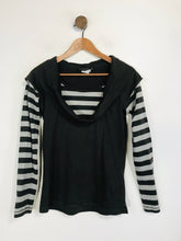 Load image into Gallery viewer, Le Phare De La Baleine Women's Striped Layered T-Shirt | S UK8 | Brown