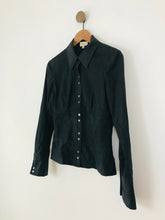 Load image into Gallery viewer, Karen Millen Women’s Long Sleeve Shirt | UK12 | Black