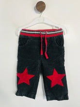 Load image into Gallery viewer, Boden Kid's Star Patch Corduroy Trousers | 6-12 Months | Grey