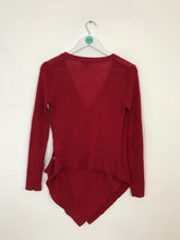 Load image into Gallery viewer, Karen Millen Women’s Wrap Wool Knit Cardigan | 2 UK10 | Red