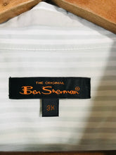 Load image into Gallery viewer, Ben Sherman Men's Cotton Striped Button-Up Shirt | 3XL | Green