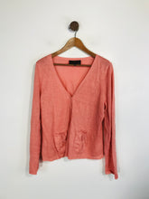 Load image into Gallery viewer, Fenn Wright Manson Women's Cotton Linen Cardigan | UK16 | Orange