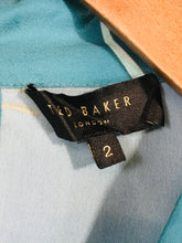 Load image into Gallery viewer, Ted Baker Women's V-Neck Blouse | M UK10-12 | Blue