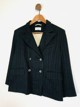 Load image into Gallery viewer, Toast Women's Wool Striped Blazer Jacket | UK12 | Blue