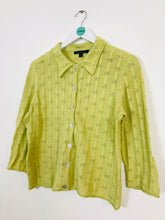 Load image into Gallery viewer, Boden Women’s Cottage Style Cable Knit Cardigan | UK 14 | Green