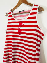 Load image into Gallery viewer, Betty Barclay Women's Striped Tank Top | UK14 | Red