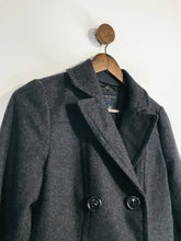 Load image into Gallery viewer, Banana Republic Women's Wool Crop Overcoat Coat | XS UK6-8 | Grey