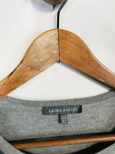 Load image into Gallery viewer, Laura Ashley Women's Velour Jumper | UK12 | Grey