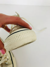 Load image into Gallery viewer, Converse Women’s Glittery High Top Trainers | UK5.5 | Gold