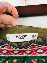 Load image into Gallery viewer, Mango Women's Boho,Embroidered Pom-Pom Mini Skirt | UK10 | Multicolour