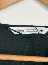 Load image into Gallery viewer, Zara Women's Belted Blouse | XL UK16 | Black