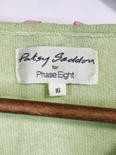 Load image into Gallery viewer, Phase Eight Women's Merino Floral Jumper | UK16 | Green