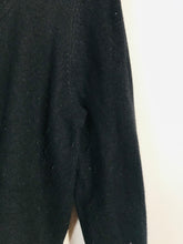Load image into Gallery viewer, L.K Bennett Women's Knit V-Neck Long Sleeve Top | L UK14 | Black