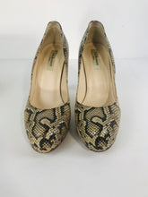 Load image into Gallery viewer, L.K. Bennett Women's Snakeskin Heels | EU40 UK7 | Multicoloured