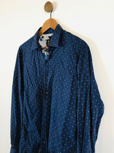 Load image into Gallery viewer, 1 Like No Other Men's Long Sleeve Ditsy Floral Button-Up Shirt | L | Blue