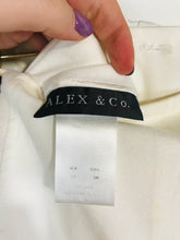 Load image into Gallery viewer, Alex&Co Women's Cotton Smart Pencil Skirt | UK10 | White