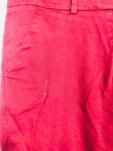 Load image into Gallery viewer, J. Crew Women's Cotton Slim Casual Trousers | UK8 | Red