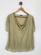 Load image into Gallery viewer, Wrap Women's Linen T-Shirt | UK16 | Beige