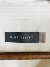Load image into Gallery viewer, Mint Velvet Women's Cotton Ribbed Blouse | UK10 | White