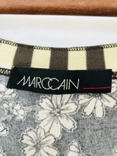 Load image into Gallery viewer, Marc Cain Women's Floral V Neck Blouse | UK16 | Brown