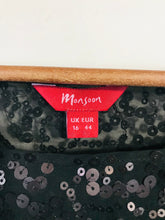 Load image into Gallery viewer, Monsoon Women's Sequin Mini Dress | UK16 | Black