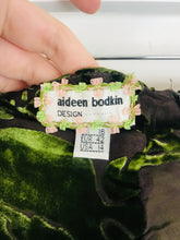 Load image into Gallery viewer, Aideen Bodkin Womens Floral Midi Skirt | UK16 | Green