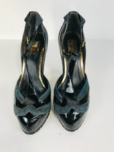 Load image into Gallery viewer, Topshop Boutique Women's Strappy Stiletto Heels | EU39 UK6 | Blue
