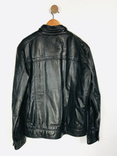 Load image into Gallery viewer, Jasper Conran Men's Leather Biker Jacket | XL | Black