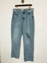 Load image into Gallery viewer, Zara Women's High Waisted Boyfriend Jeans | UK14 | Blue