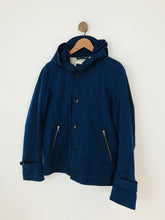 Load image into Gallery viewer, 1971 Reiss Men’s Button Up Raincoat | L | Blue