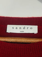 Load image into Gallery viewer, Sandro Women's Cashmere Wool Jumper | M UK10-12 | Red