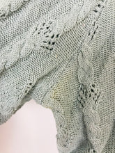 Load image into Gallery viewer, Boden Women’s Silk Knit Collared Cardigan Top | UK14 | Blue