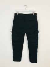 Load image into Gallery viewer, Zara Men’s Tapered Cargo Trousers | S W31 L25 | Black