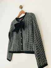 Load image into Gallery viewer, Monsoon Women's Bow Cardigan | UK10 | Grey