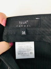 Load image into Gallery viewer, French Connection Men's Striped Smart Trousers | 34 | Black