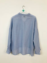Load image into Gallery viewer, Stella Forest Womens Oversized Stripe Shirt | UK10 | Blue