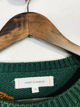 Load image into Gallery viewer, Chinti & Parker Women's Wool Polka Dot Jumper | M UK10-12 | Green