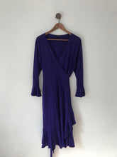 Load image into Gallery viewer, Isabella Oliver Women’s Wrap Midi Maternity Dress | 6 ~ UK20 | Purple