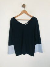 Load image into Gallery viewer, Mint Velvet Women's Cashmere V-Neck Jumper | UK14 | Blue