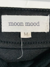 Load image into Gallery viewer, Moon Mood Women's Suede High Waist Mini Skirt | M UK10-12 | Black