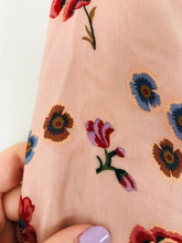 Load image into Gallery viewer, Massimo Dutti Women's Floral Long Sleeve Shirt Dress | UK10 | Pink