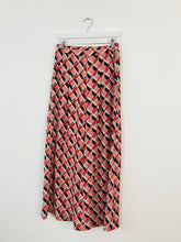 Load image into Gallery viewer, Traffic People Women’s Patterned Wide Leg Trousers | UK8 | Red