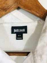 Load image into Gallery viewer, Just Cavalli Men's Cotton Smart Button-Up Shirt | L | White