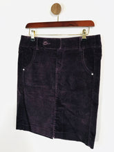 Load image into Gallery viewer, United Colours of Benetton Women's High Waist Corduroy Mini Skirt | EU42 UK14 | Purple