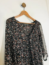 Load image into Gallery viewer, Zara Women's Floral Sheer A-Line Dress | M UK10-12 | Multicoloured