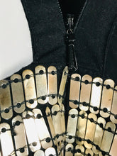 Load image into Gallery viewer, French Connection Women's Halter Neck Embellished Maxi Dress NWT | UK10 | Black