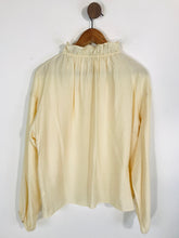 Load image into Gallery viewer, Zara Women's High Neck Button Blouse | M UK10-12 | Yellow