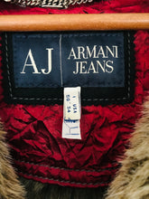 Load image into Gallery viewer, Armani Jeans Men’s Fur Lined Shearling Coat Jacket | 50 M | Black